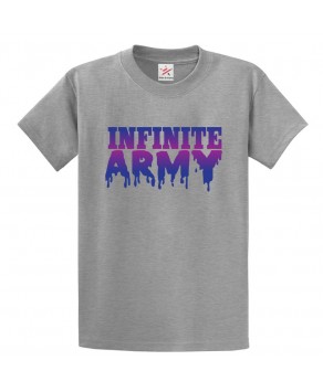Infinite Army Classic Unisex Kids and Adults Fan T-Shirt For Youtubers